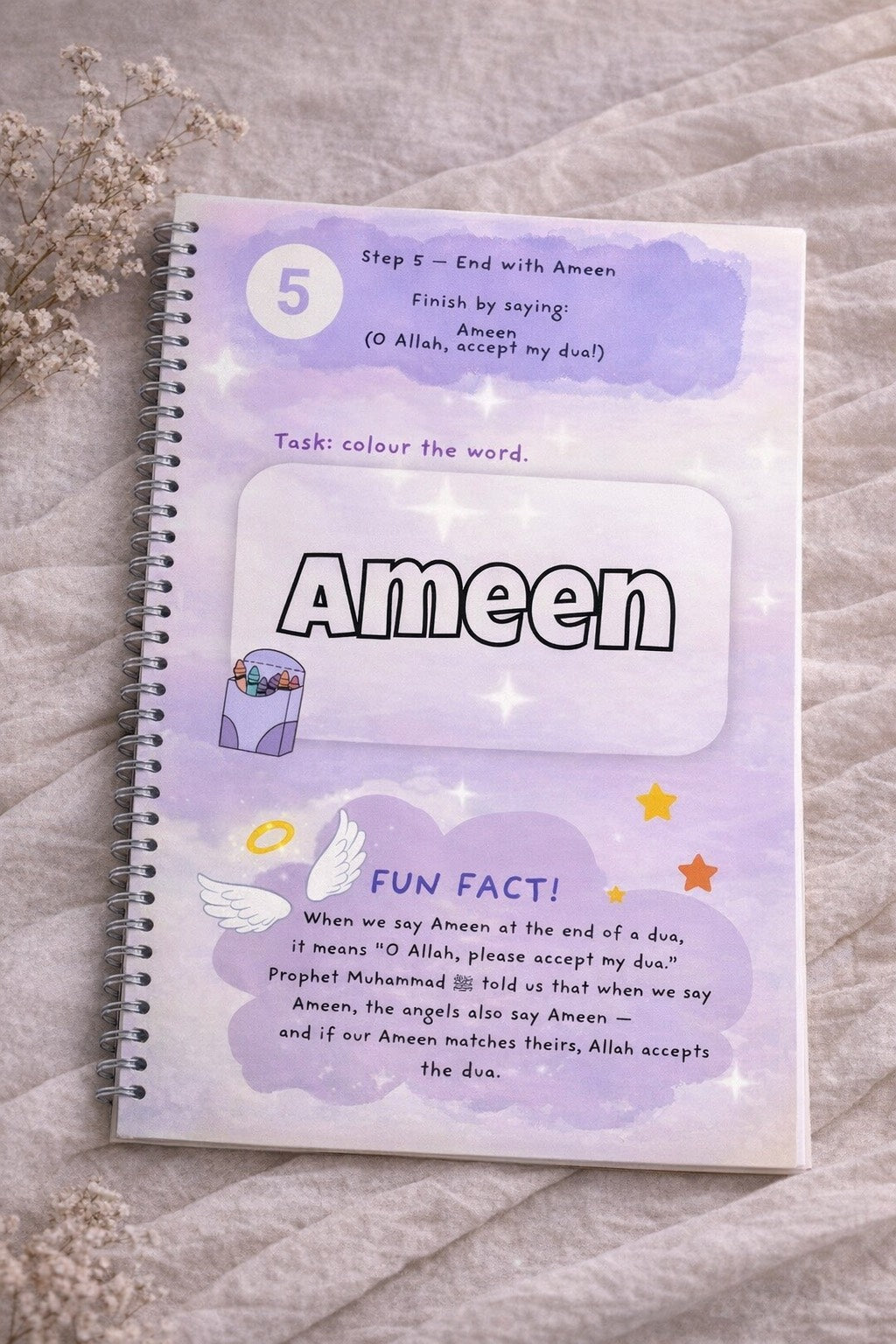 My Mini Duas Workbook – A Guided Dua Journal for Little Hearts