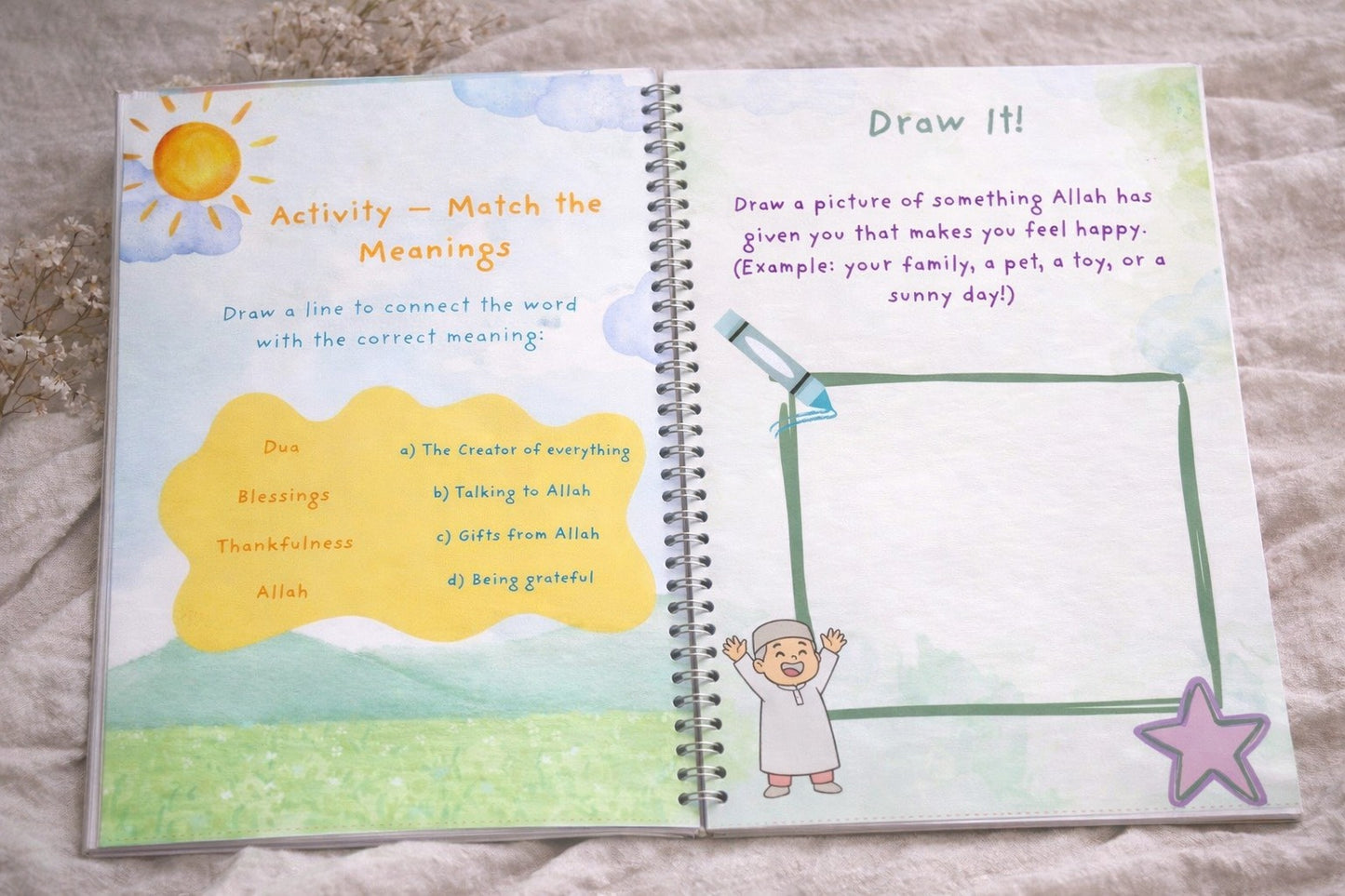 My Mini Duas Workbook – A Guided Dua Journal for Little Hearts