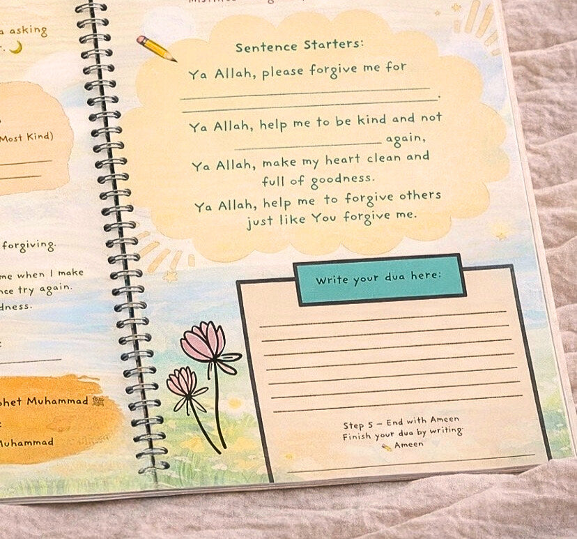 My Mini Duas Workbook – A Guided Dua Journal for Little Hearts